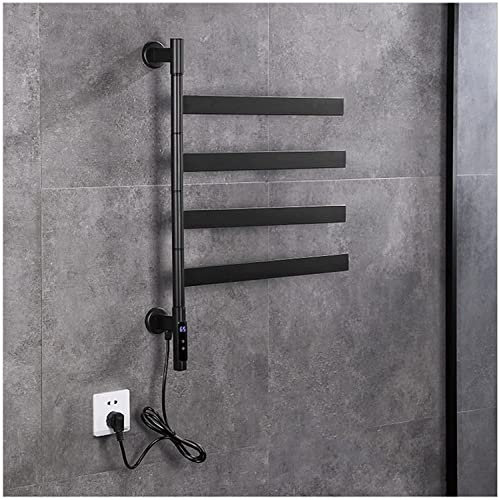 Scaldasalviette da Bagno, Scaldasalviette con Timer, Scaldasalviette Elettrico, Scaldasalviette con Montaggio a Parete Plug-in Design