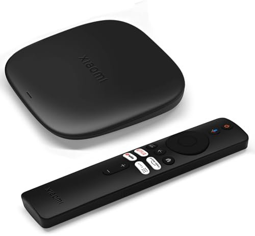 Xiaomi TV Box S (3nd Gen) - 4K Ultra HD, Potente procesador,2GB RAM, 32GB Memoria Smart TV Box, Google TV, Dolby Vision, HDR10+, Dolby Atmos, DTS-X, Wireless Projection, WiFi 6, Nero