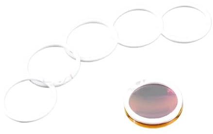 Machine de découpe Laser CO2, rondelle en PTFE 19 19.05 20 25 25.4, joint antidérapant for protéger les miroirs de lentille de mise au point Laser, 5 pièces/lot(OD 20mm)