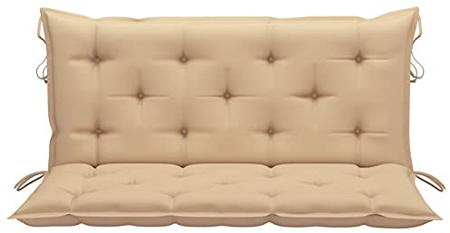 Hollywood Swing Cushion 120cm Garden Bench Pillow Beige Outdoor Rocking Chair Cushion Patio Seat Cushion Comfortable & Stylish Garden Accessories