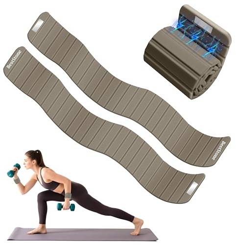 Magnetic Wrist and Ankle Weights for Women – 2 Packs(1.1 lbs Each) Wrist Weights, Adjustable Arm, Leg & Hand Weights Set for Gym, Pilates, Walking, Yoga, Workout & Home Fitness(Khaki)