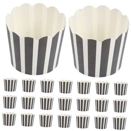 Cabilock 100pezzi Pirottini Per Muffin in Carta e Materiali Sani e Sicuri Per Dolci e Dessert Resistenti Alle Alte Temperature Pratici e Adatti Per Diverse Esigenze Di Utilizzo
