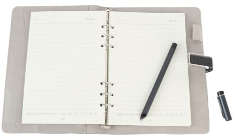 Pongnas Smart Pen Notebook Set Digital SmartPen mit 5.0 OCR Texterkennung 360 ° Winkel Schreiben Sie Echtzeit-Synchronisation mit App für Phones Tablets Notizen Zeichnung (BLACK)
