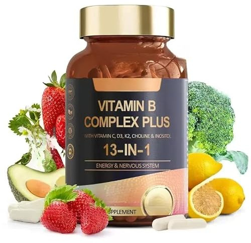13-in-1 Vita-B Complex Plus - Energia, Nervi, Immunità, Supporto Cutaneo.