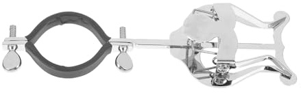 PAMINGONO Leichter Metall Notenhalter für Trompete und Klarinette mit Sicherem Griff Silberner Marschklammer für Marschkapelle und Auftritte