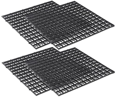 Vibhgtf Akvariumlock - 4- akvariumset, säkerhetspanel i nät, läckageskydd, multifunktionellt filter för sköldpaddsuppvärmningsområde
