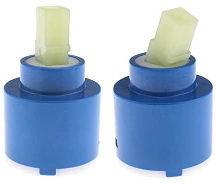 SING F LTD 2 x 35 mm Keramik-Scheiben-Kartusche, Kunststoff, Duschhebel, Mischbatterie für Badezimmer, Waschbecken, Reparaturzubehör