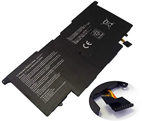 C21-UX31 C22-UX31 C23-UX31 Batterie de Remplacement pour Ordinateur Portable ASUS (Zenbook) UX31A UX31E UX31 UX31A-R4004H UX31E-DH72 UX31KI3517A Ultrabook (7.4V 6840mAh 50Wh)