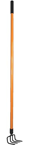 Ashman Garden Cultivator (1Pack)– Sturdy Hand Tiller/Cultivator – Heavy Duty Blade for Digging, Loosening Soil and Weeding – Rubber Grip Handle for a Strong Hold – Rust Resistant