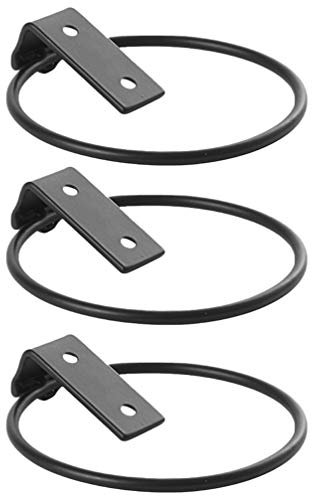 Cabilock 3pièces Support Mural Pour Pot De Fleurs Avec Plateau Métal Et Anneau De Fixation Lot Pour Intérieur Et Extérieur