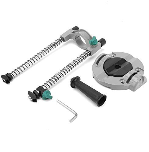 Adjustable Multi- Angle Drill Guide Attachment, Accuracy Precision Drill Guide Holder Stand Wood Drilling Positioning Bracket for Electric Angle Drill Guide