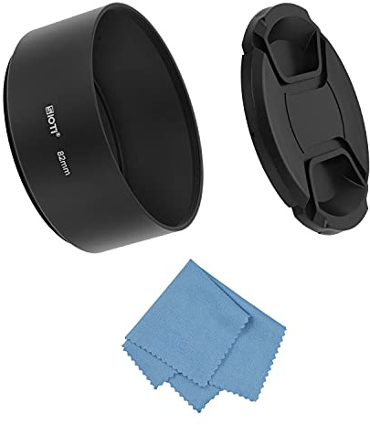 SIOTI 82 mm Gegenlichtblende, Matte Behandlung innen, Aluminium-Material, kompatibel mit Allen Kameraobjektiven S/C/N/F/O/P usw. (82 mm)