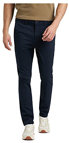 WHITELISTED Herr smala chino-byxor, DEEP Navy, W32/L32