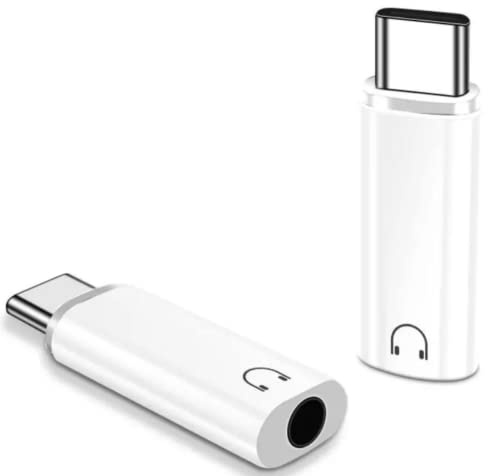soleilx Adattatore Audio per Auricolari da tipo C a Jack da 3,5 mm Cavo Aux per Cuffie da USB C a 3,5 mm per Samsung Galaxy S10 S9 S8 S21 S20 Ultra S20+ Note 20 10 S10 S9 Plus, Pixel 4 3 2 XL,ipad Pro