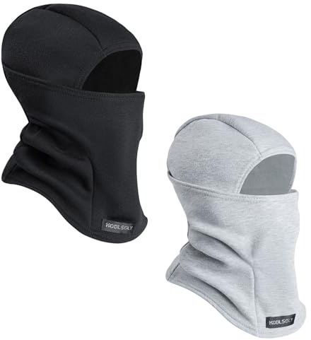 KOOLSOLY Kids Balaclava Face Mask, Winter Hat Face Warmer for Cold Weather Ski Mask for Boys Girls