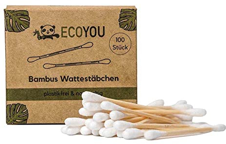 EcoYou Wattestäbchen - Bambus 100 Stück