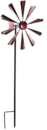 SEWOART Outdoor Windmühle Aus Eisen Für Garten Dekoration Elegant Und Langlebig Für Außenbereich Und Hofgestaltung Windmühlendekoration Für Landschaft
