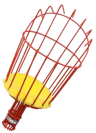 BESPORTBLE Obstpflücker Obstkorb Zum Einfachen Greifen Von Äpfeln Pfirsichen Und Anderen Früchten Von Hohen Obstbäumen Leicht Und Tragbar Für Obstgärtner Und Heimgebrauch