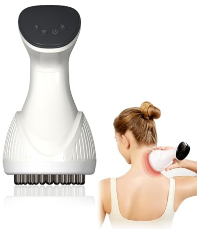 Horuili® Cellulite massageapparat, elektrisk meridianborste, multifunktionell kroppsmassageapparat, axel-hals kroppsmassage gua sha, värme och muskelavslappning, kropps-eridian-massageapparat
