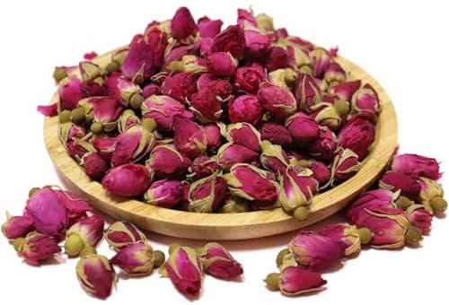 Bongivoanni Farine e Bontà Naturali Boccioli di Rosa Essiccati 30g - Fiori Rosa Naturali per Tisane Relax, Infusi Digestivi, Decorazioni Dolci e Tè | Qualità Premium, Aroma Floreale Intenso.