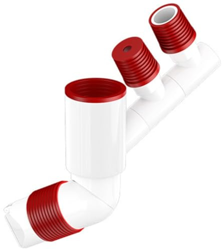 Hipzeepo Tubo de Desagüe de Suelo, Tubería de Alcantarillado, Desagüe de Pared, Lavadora, 4 Juntas, Rotación de 360°, Antiolor, Demanda del Cliente B