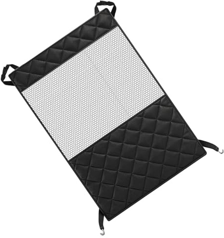 Red Barrera Perro Coche Malla Universal Asiento Trasero 78 x 45 cm | Barrera Mascota Coche Valla Perro Para Niños Razas Pequeñas Medianas Grandes SUV Autocaravana Camión