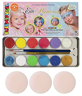 EULENSPIEGEL Schminkpalette Eisprinzessin 17 Teile Metalletui