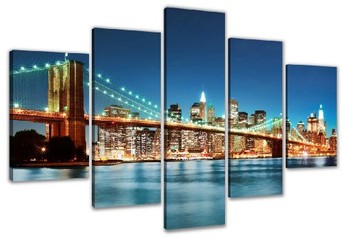 Visario tableau toile New York USA 200x100 cm 6301