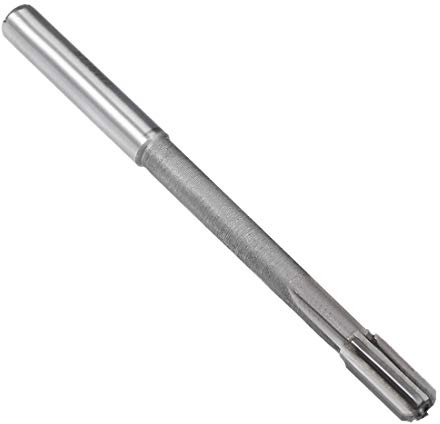 sourcing map Chucking Reamer 7mm, H7 Tungsten Carbide Lathe Machine Reamer 4 Straight Flutes, Round Shank Milling Cutting Tool, for Metal Non-Ferrous Metal Copper
