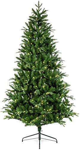 Premier Decorations 7FT Ashley Pine Pre-Lit Christmas Tree - Green