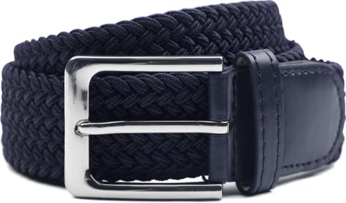 Suitable Geflochtene Gürtel Dunkel Blau - Grösse 105 - Herren - Bekleidung - - Stretch -