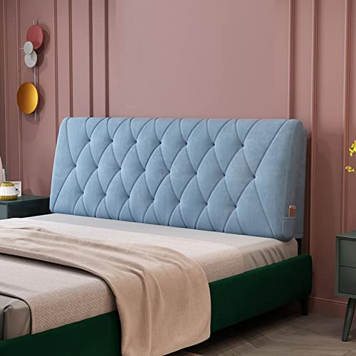 Kopfteilkissen,Wandkissen Großes Bett Rückenlehne Lendenkissen Tagesbett Bank Schlafsaal Nackenrolle Abnehmbarer Bezug Zum Fernsehen,Spielen,Ausruhen,B,No headboard King 70.8