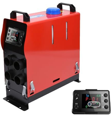 Gtzly CalefaccióN Estacionaria, Calentador DiéSel de 5KW con Interruptor LCD, Mando A Distancia, Estilo Todo En Uno dor Autocaravanas, Autocaravanas, 12V/24V (Color : 24V)