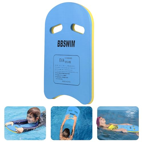 Schwimmbrett Kinder, Schwimmbrett Kickboard für Kinder und Erwachsene, Trainingsausrüstung PE Schaumstoff Schwimm Board mit Griffen, Schwimmhilfe Kinder für Schwimmübungen & Training