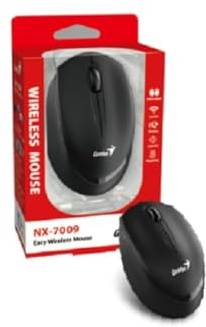 Genius Ratón WIR. NX-7009 Black (batería 1xAA)