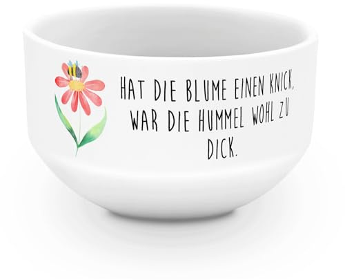 Mr. & Mrs. Panda Schüssel Hummel Blume - Geschenk, reisschüssel, schälchen, Biene, porzellanschüssel, Gute Laune, reisschale, Obstschale, Hummeln, Feld, Wespe, Müslischale