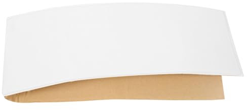 AUTSUPPL Self Adhesive Waterproof Skirting Board Trim Flexible Edge Banding White for DIY Home Decor 70cm x 11cm 1 Piece