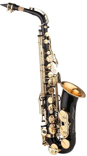 Professionelle Saxophon Saxophon In Schwarzer Farbe Für Anfänger Und Fortgeschrittene Messing-Saxophon Mit Tragetasche