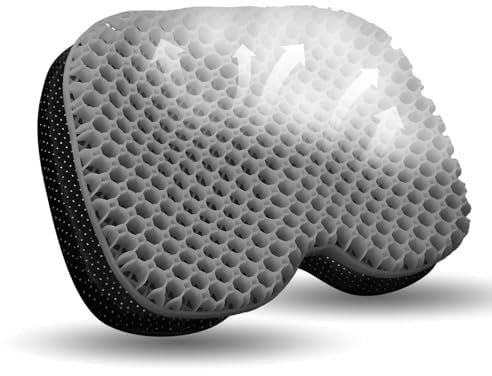 NEW-Vi Coussin de siège antidérapant pour kayak – Imperméable et épais en gel pour bateau, kayak, canoë, rameur, stade pour s'asseoir sur une chaise, kayak, accessoires d'équipement pour la pêche