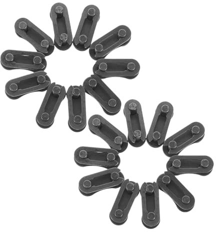MUELODSIC 20pcs Chain Link Connectors Steel for Bike Chain Repair Maintenance Smooth Cycling Accessories for