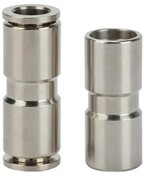 MEXEWORD 1 Pieza de Acoplamiento rápido neumático de Metal de latón PU de Paso Recto de 4, 6, 8, 10, 12, 14 y 16 mm, Conector de Manguera de compresor de Aire de Alta presión(PU-12)