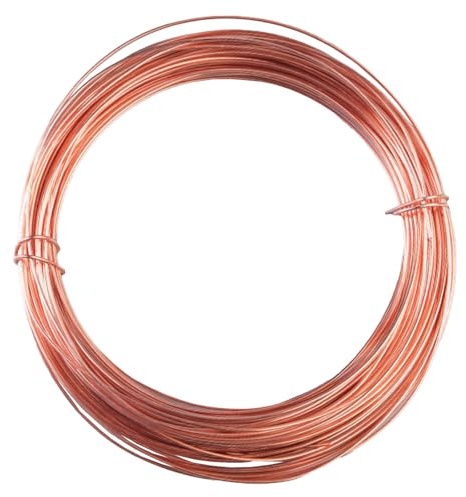 Alambre de cobre, 2 mm, cable de cobre puro T2, alambre de cobre puro para manualidades, alambre de cobre aislado para soldadura contra caracoles, tecnología eléctrica, 5 m