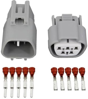 5-poliger wasserdichter Kfz-Anschluss, 5-polige Buchse und Stecker mit Anschlussklemme DJ7055Y-2.2-11/21(10 Sets)