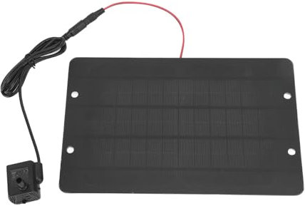 Kit de Fontaine Solaire, 6V 10W avec Kit de Panneau Pompe à Eau Bain d'oiseaux, Pompes DC Extérieure pour Petit Jardin Jardin et Aquarium 10 W.