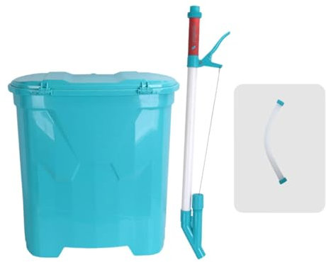 Gralara Spandiconcime granulare da Trasporto Posteriore, Strumento di fertilizzazione Manuale, Multiuso per Prato, Robusto e Leggero, Professionale da 25, Style C
