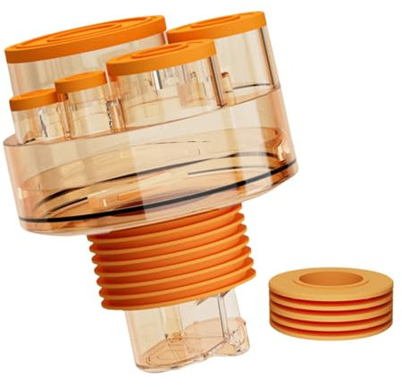 KHZen División Manguera Lavadora Doble Entrada Splitter 3 Vías Splitter Salida Agua para Gestión Eficiente del Agua