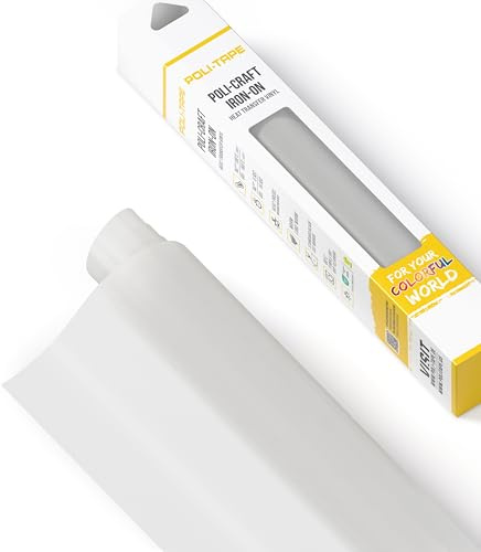 POLI-MELT Hotmelt Film – Hotmelt-Folie für Textilanwendungen, zum Verkleben von Stoffen, Leder oder Aufbringen von Hotstamping-Folien, transparent, 30,5 cm x 61 cm