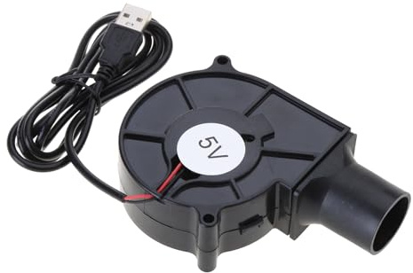 Ventilador de barbacoa 7530 3700 rpm, soplador de aire de 5 V, soplador de aire para barbacoa al aire libre, camping, picnic, parrilla, herramienta de cocina