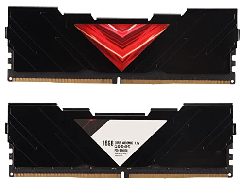 VBESTLIFE DDR5 RAM 16GB 1x16, Fréquence 4800MHz, Kit de Mémoire de Jeu de Bureau CL40 1.1V Compatible avec pour XMP et pour Expo (Black)
