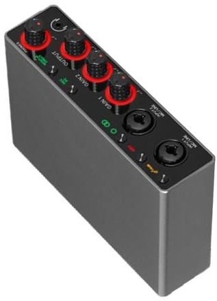 TQUXNGA Interfaces de música USB para computadora portátil Plug and Play para podcasters, aplicación de estudio, micrófono USB de metal, tarjeta de sonido